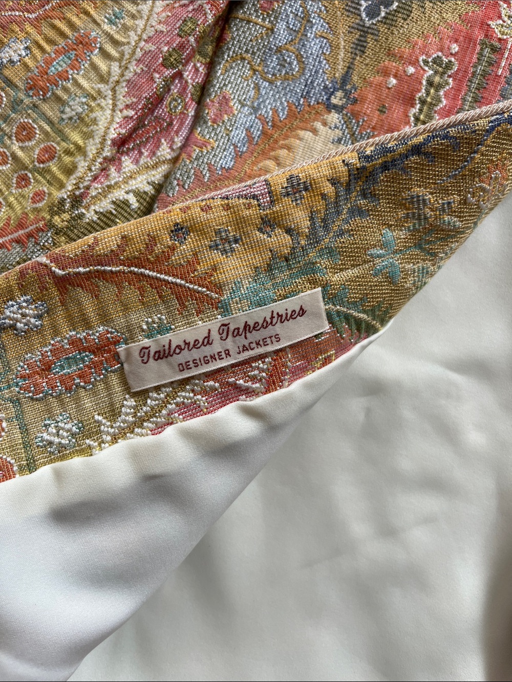 Vintage Pastel Tapestry Jacket - Picture 3 of 7